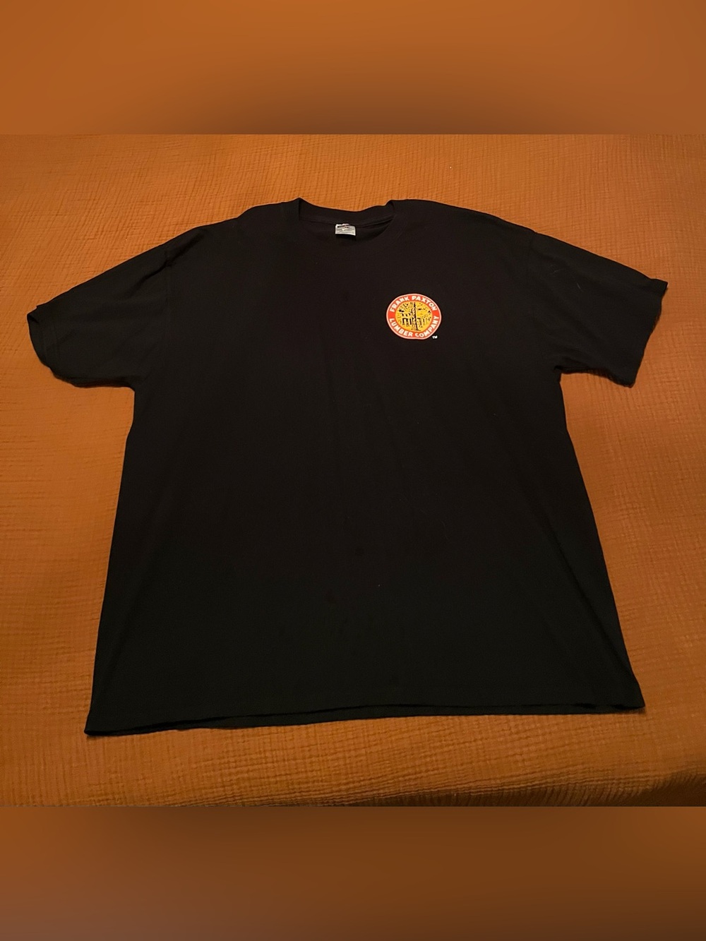 Men's Black Graphic Pocket-Print T-Shirt
